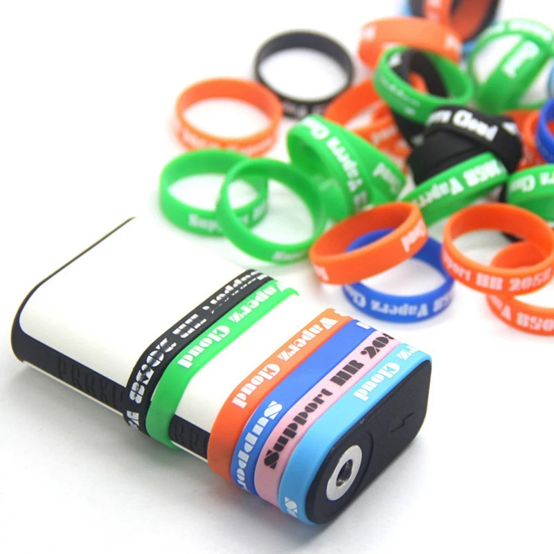 

30*34*10mm Anti-Slip Electronic Cigarette Band Silicon Ring Mechanical Mod Decorative Protection