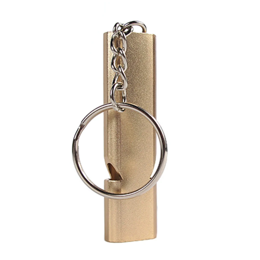 1 шт. брелок свисток для выживания на открытом воздухе|silver color|silver silversilver keychain |
