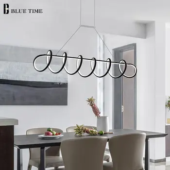 

Fashion Kitchen Modern Led Pendant Light For Living Room Bedroom Acrylic Led Lamps Lustre Lamparas Lighting Fixtures AC110V 220V
