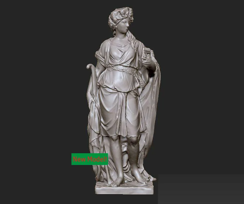 3D model relief STL models file format Goddess of mercy Poet | Инструменты