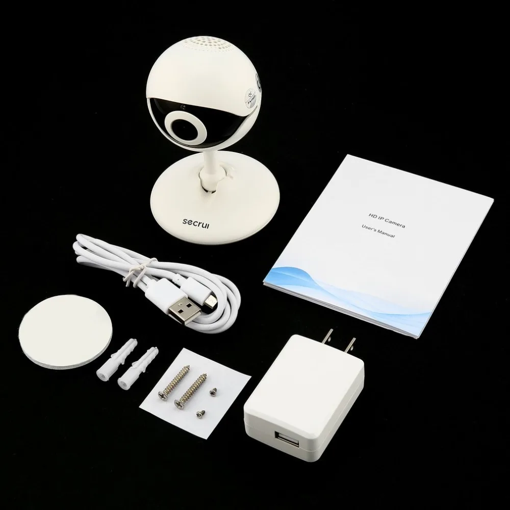 

secrui N61 HD IP Camera Local Monitor WiFi Security Alarm Support APP Wireless Linkage Control for Android & for iOS