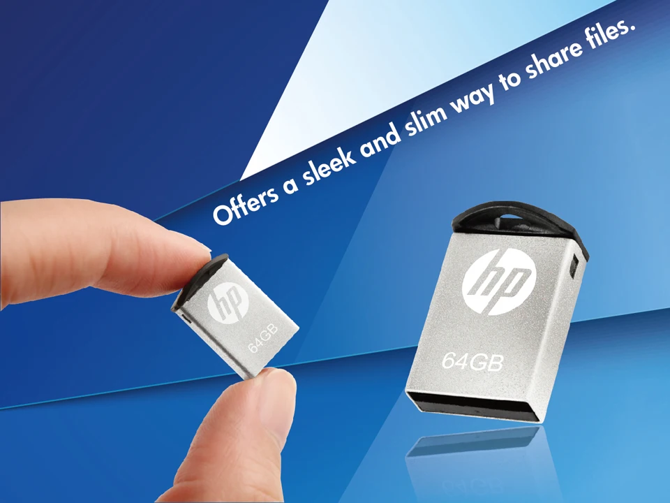 HP v222w  USB 2.0 Mini USB Flash Drive Micro M2 Handy Lidless 16GB USB Stick Metallic Housing USB2.0 Memory Driver (3)