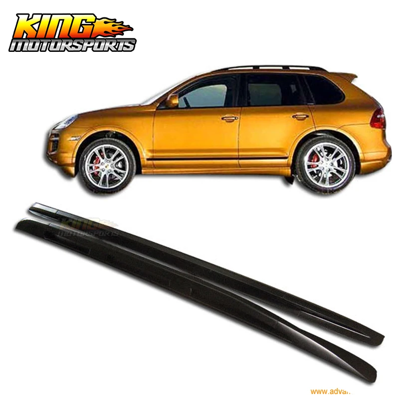 For Porsche Cayenne OE Roof Rack Rail Mount Aluminum Blackin License