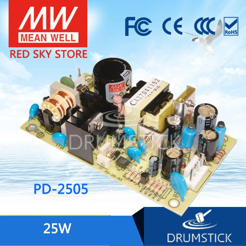 

[Redsky4] Hot! MEAN WELL original PD-2505 meanwell PD-25 25W Dual Output Switching Power Supply
