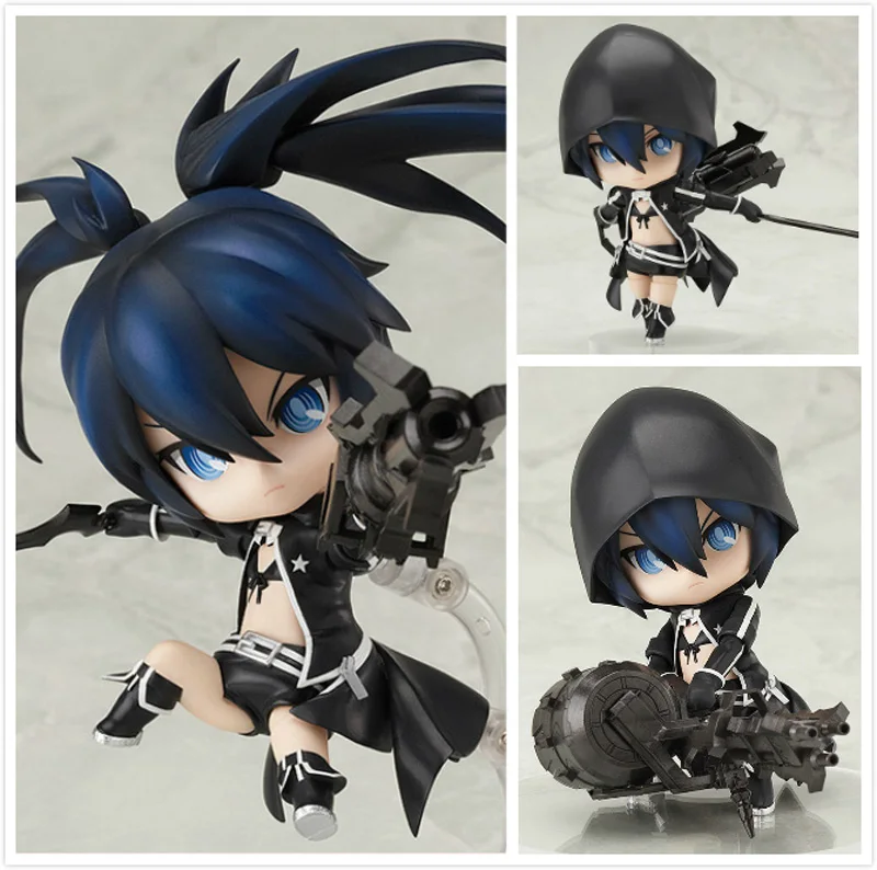 Милый " 10 см Nendoroid Black Rock Shooter#246 ТВ анимация Ver. ПВХ фигурка Модель Коллекция игрушек KT1989