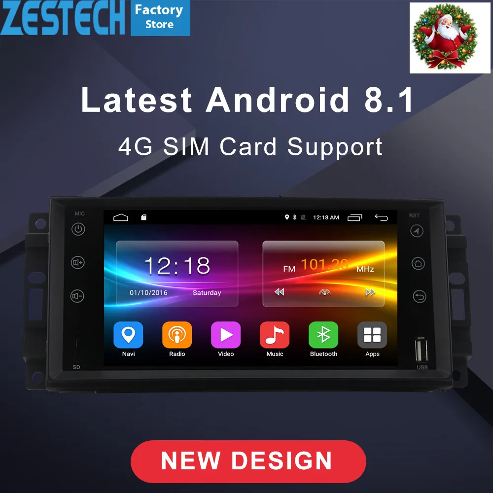 Android 2 din Автомобильный Радио dvd мультимедийный плеер для Jeep Cherokee Compass Commander Wrangler/DODGE