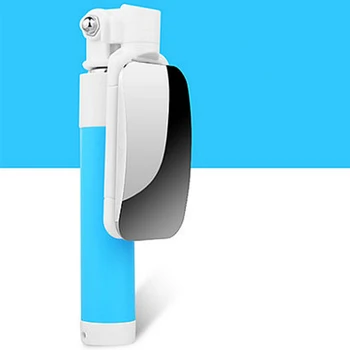 

MAIF Mini Wired Extendable Handheld Selfie Stick Monopod with Mirror for Iphone IOS Android Phone Camera Perche Selfies Tripod