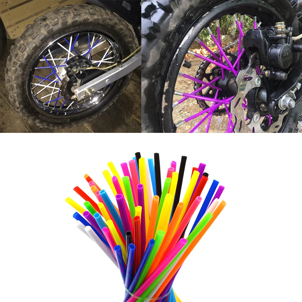 Buy 72 Pcs Motocross Colorful Rims Skins Covers Off