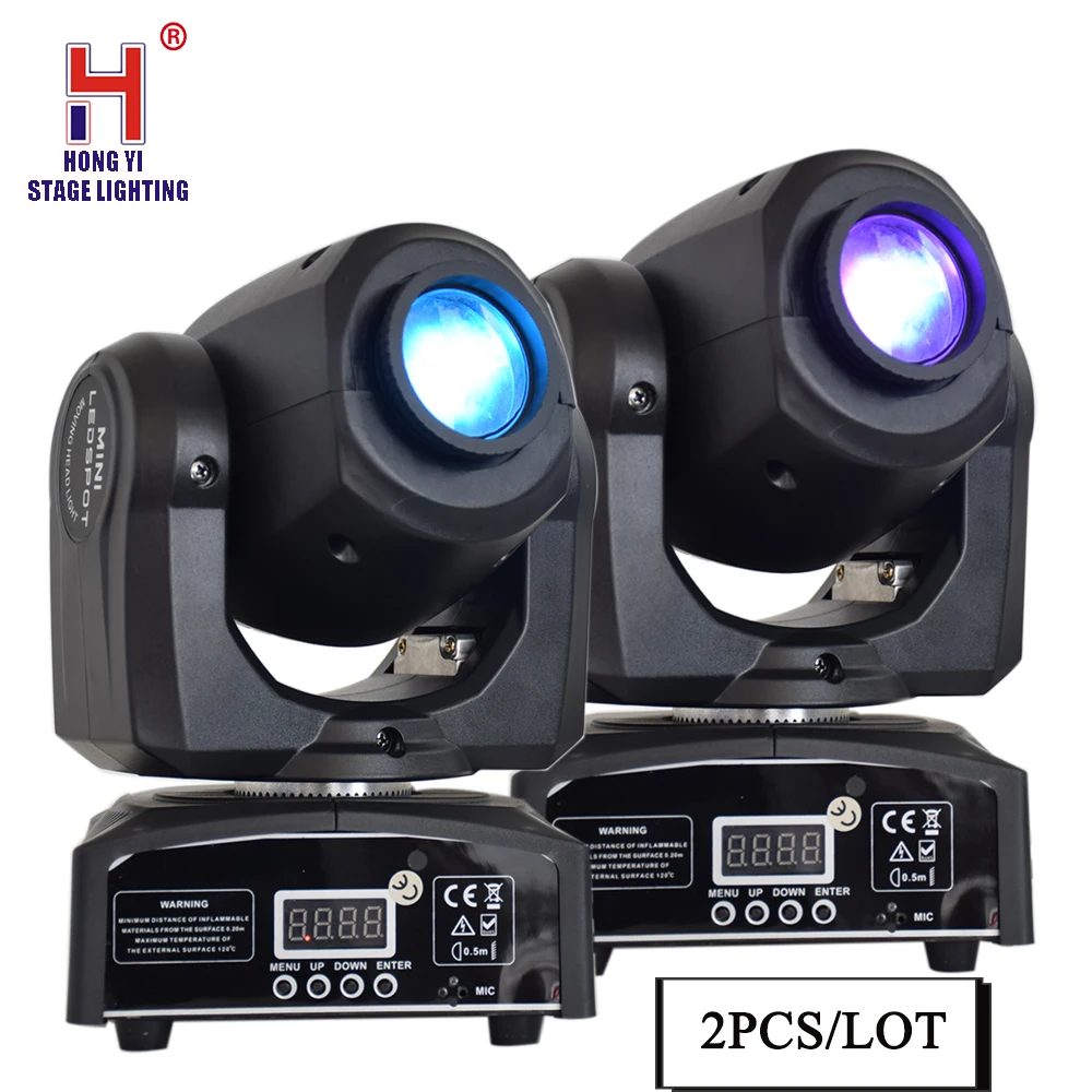 

High brightness moving head led 10W mini beam light led dmx spot dj gobo light professional stage dj light(2pcs/lot)