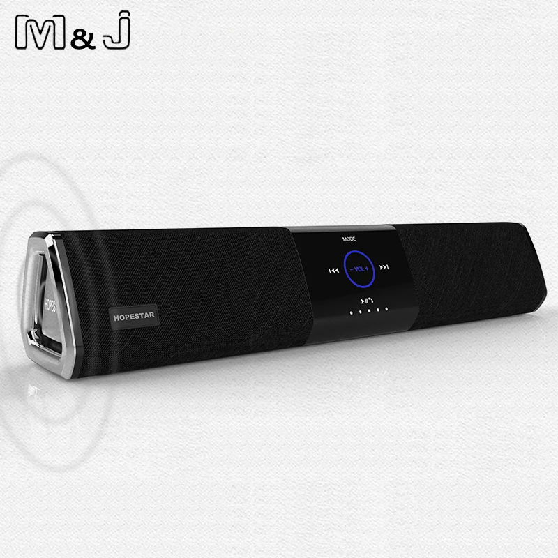 Домашний кинотеатр M & J A3 20 Вт Bluetooth Звуковая Панель ТВ AUX оптические Динамики Soundbar
