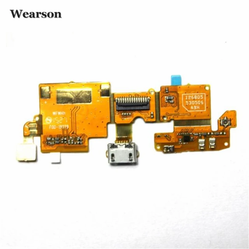 For ZTE Blade V6  Blade X7  Blade D6 USB Port Charge Board Flex Cable With Microphone Tested High Quality (1)