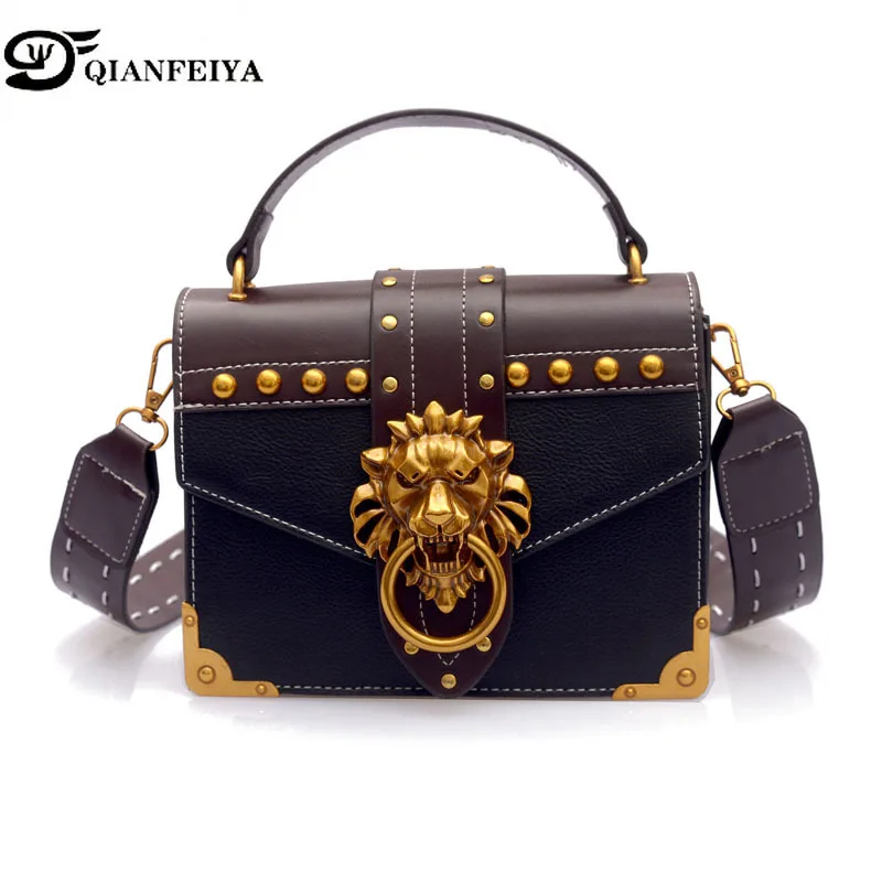 

Fashion Metal Lion Head Mini Shoulder Bag Crossbody Package Clutch Women Designer Wallet Handbags luis vuiton gg bag Bolsas Sac