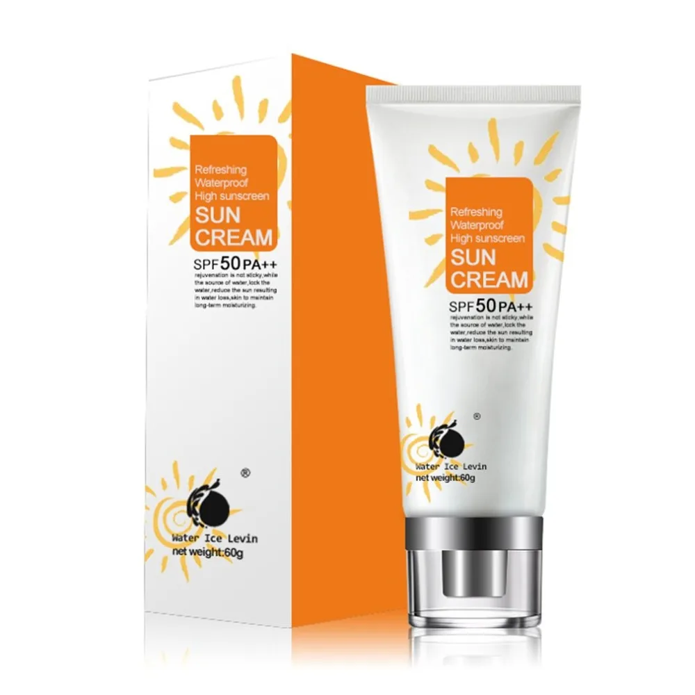 

SPF50/PA++ Women Sun Whitening UV Blocking Emulsion Sun Screen Cream 60G Ultraviolet Radiation Protective Cream