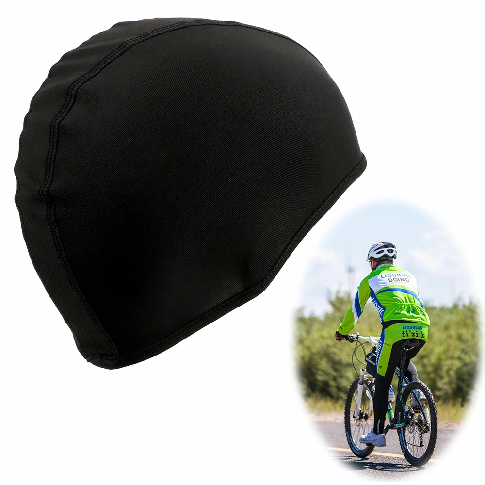 

LEEPEE Breathable Motorcycle Accessories Quick Dry Polyester Unisex Sports Bicycle Cycling Hat Motorcycle Helmet Inner Cap