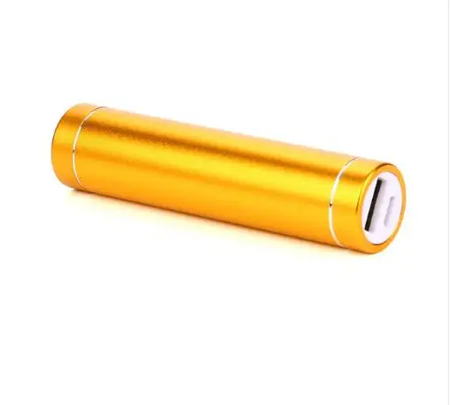 Новое поступление 3000 мАч Мини банк питания Портативный USB внешний аккумулятор банк питания 18650 портативное зарядное устройство для iphone x honor xiaomi 8 - Цвет: gold