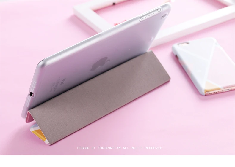 Геометрический Чехол-книжка на магнитной застежке Чехол для iPad Pro 9,7 11 air 10,5 10,2 12,9 Air2 Mini2 на возраст 3, 4, 5, планшет чехол для нового iPad 9,7