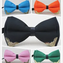 Галстук-бабочка/DIY стиль высокого качества продукт/металлический угол дизайн/для мужчин и женщин бант/для мужчин многослойный бант галстук