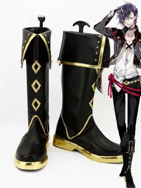 Touken Ranbu Online Game Akashi Kuniyuki Cosplay Shoes Boots Custom Made Touken Ranbu Online Game Akashi Kuniyuki Cosplay Shoes Boots Custom Made