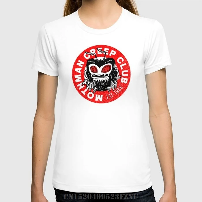 2018 цена футболка для девочек mothman ползучести клуб короткими рукавами