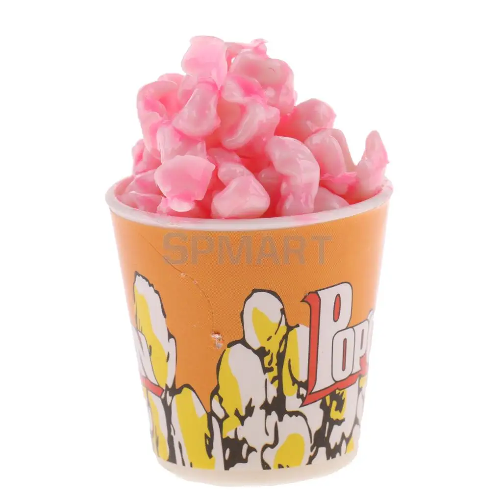 1/6 Scale Snack Food Popcorn Bucket Dollhouse Miniature Action Figure Dolls Accessories