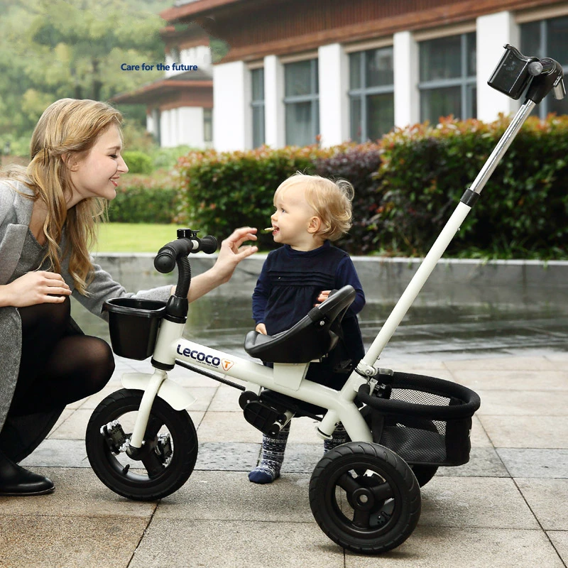 Новые Детские ездить на трехколесный велосипед ребенка 1-3-5 лет тележка детская игрушка self коляска