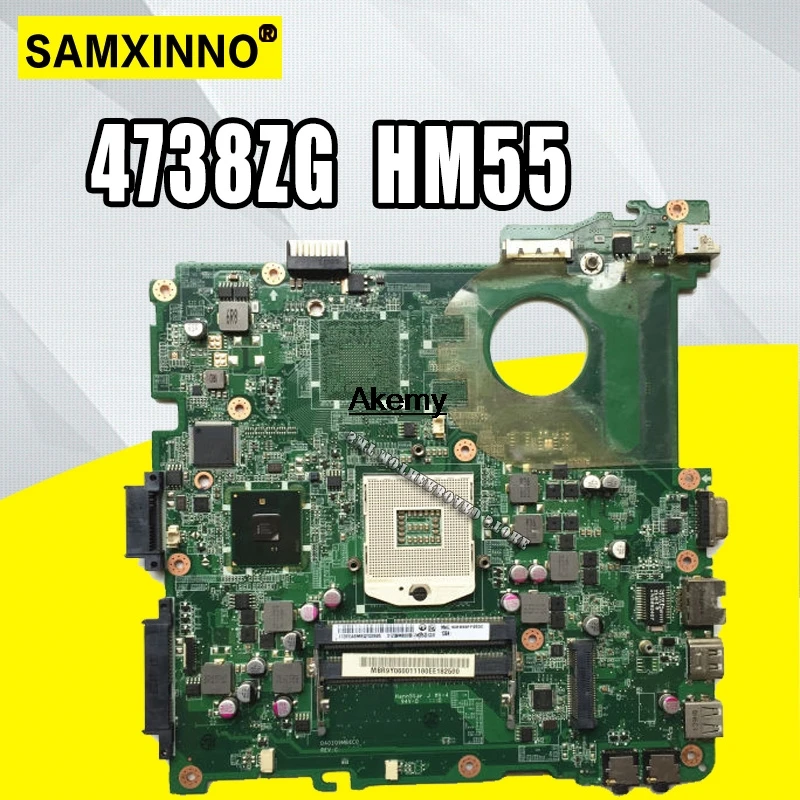 

DA0ZQ9MB6C0 MBR9Y06001 for Acer aspire 4738 4738G 4738Z 4738ZG Laptop motherboard Test HM55 DDR3 original mainboard