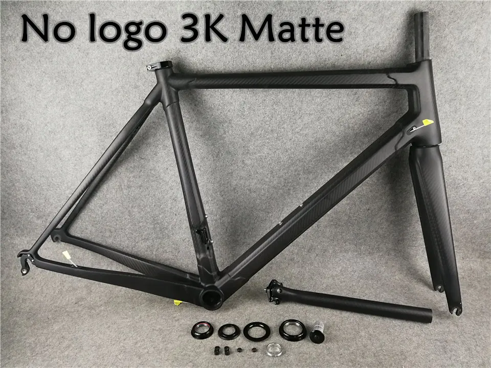 Top Top sale 16 colors T1000 3K CARROWTER C60 carbon road bike frame With 48/50/52/54/56cm BB386 Matte/Glossy bicycle Frameset 8