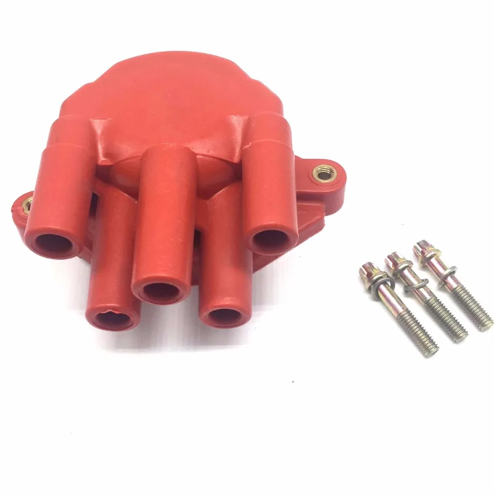 Red Distributor Cap And Cover Kit For For Opel Vectra A 90336536
