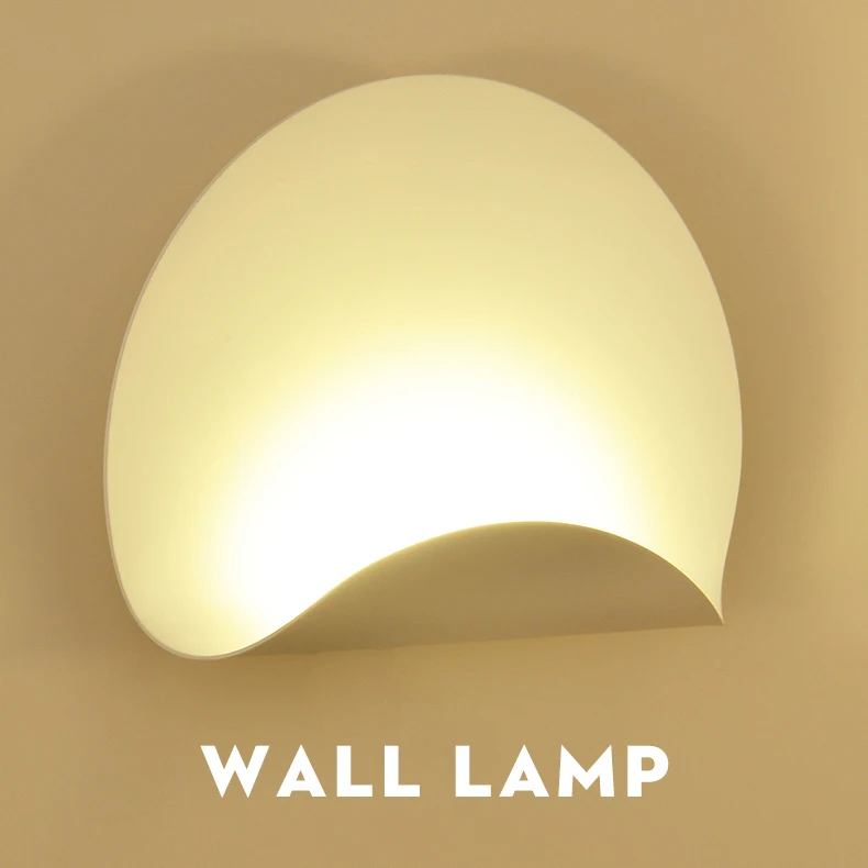 Minimalism LED Wall Mounted Lamp Painted Metal Round Iron LED Wall Light Contemporary Modern Wall sconce Lamp Bedside Light Study Room  (10)