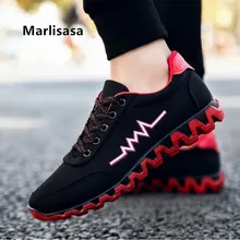 Marlisasa Hommes Baskets Мужская мода высокое качество противоскользящие кроссовки Мужские Классные черные кроссовки мужские удобные весенние туфли F2734