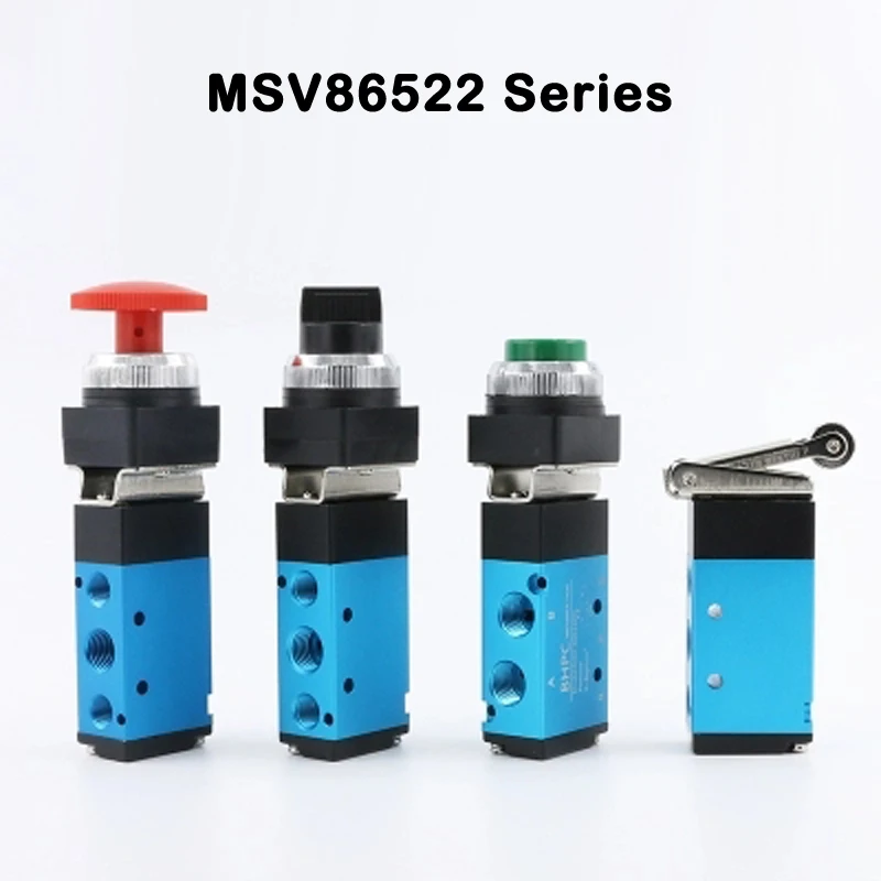 Механический клапан MSV86522 Series ручной пневматический управления 2 позиции 5