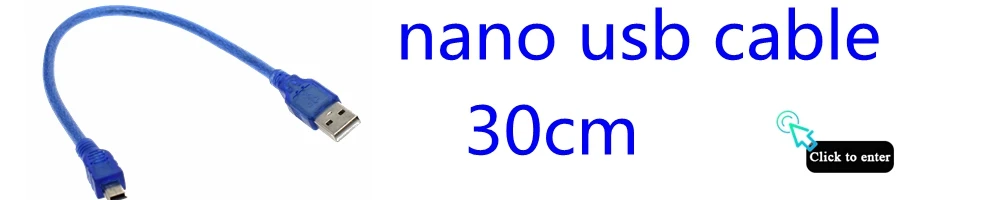 Nano 1 шт. мини USB с Загрузчиком Nano 3,0 контроллер совместим с arduino CH340 USB драйвер 16 МГц NANO V3.0 Atmega328