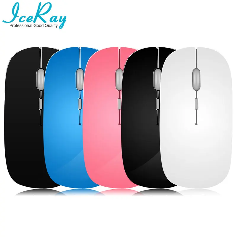 

IceRay Quality 2400 DPI Noiseless 2.4G Wireless Mouse With Silent Button For Computer PC Laptop Android TV