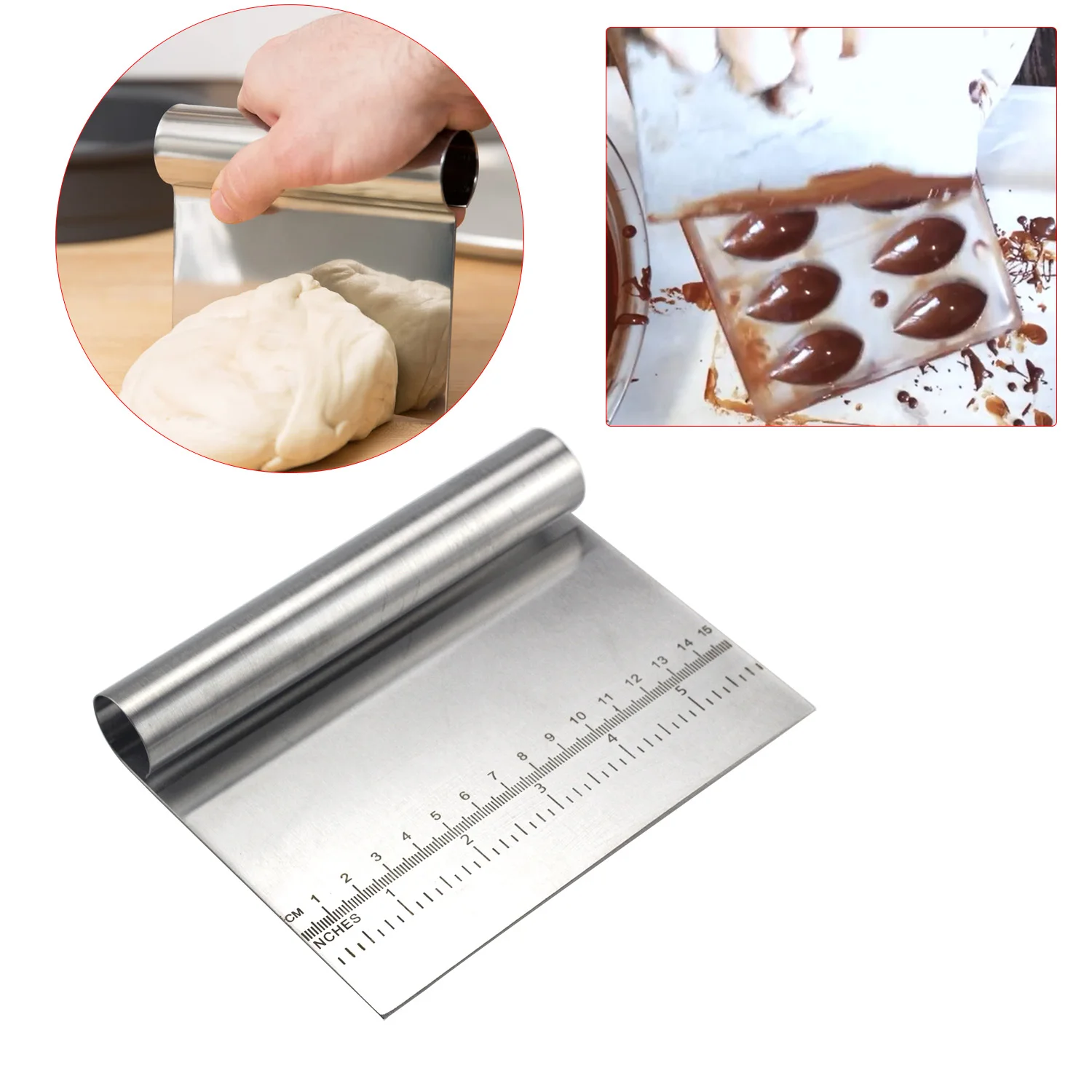 3D Chocolate Candy Bar Mold Polycarbonate Plastic Forms Chocolate Bar Tray Baking Pastry Bakery Tools for Chocolate Candy Mould
