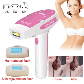 

IPL Permanent Hair Removal Machine Face Body Skin Painless Epilator Depilation Anti-wrinkle Bikini Line Hair Removal Instrument