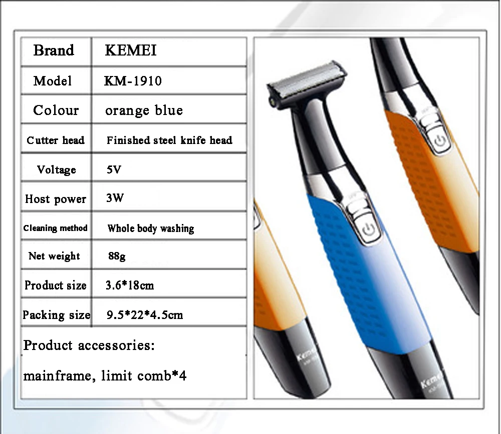 One Blade Men s Shaver Body Face Razor for Men Male Stubble Trimmer Beard Shaving Edge 4