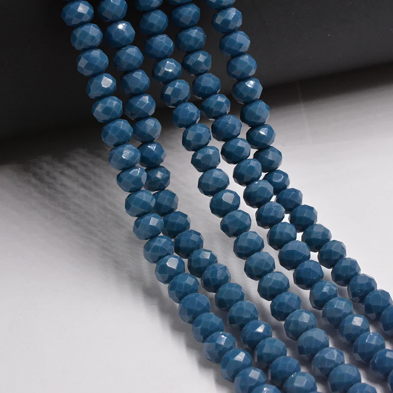 

Hot sale Fashion 145pcs loose glass crystal bicone spacer beads 4mm Clear Black Green Blue U pick Colors