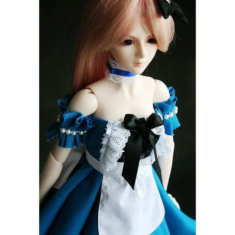 [Wamami] 247# Alice blue платье/рубашка/костюм для 1/4 MSD 1/3 SD DZ AOD BJD Dollfie