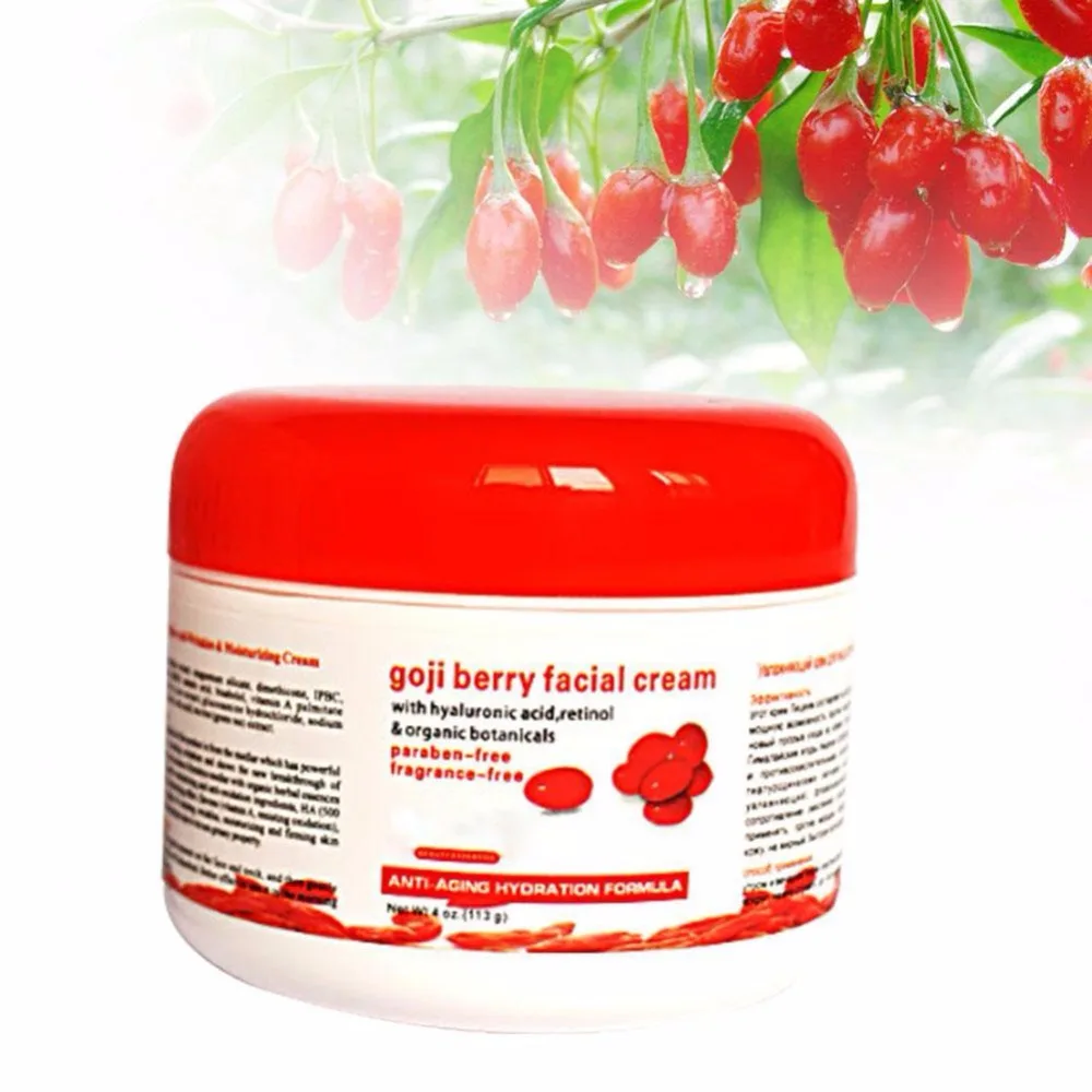 

New!Hyaluronic Acid Goji Face Cream Chinese Wolfberry Medlar Multi-effect Anti-wrinkle Inhibit the Activity of Tyrosinase