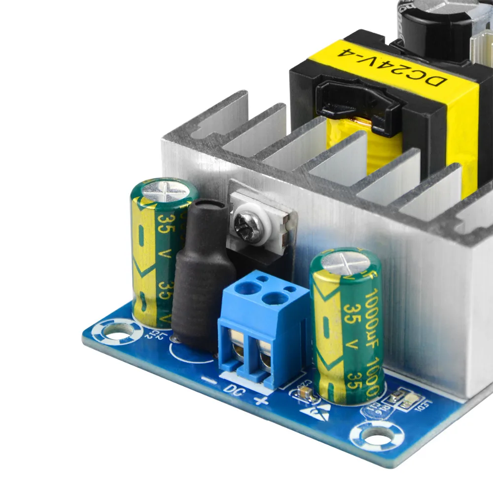 DC 24 В Volatge трансформаторный модуль AC 110 В 220 В к DC 24 В питание доска 4A-6A AC DC адаптер 100 Вт трансформатор блок