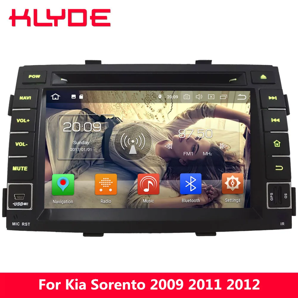 

KLYDE 4G Octa Core PX5 Android 8.0 4GB RAM 32GB ROM Car DVD Multimedia Player Stereo Radio For Kia Sorento 2009 2010 2011 2012