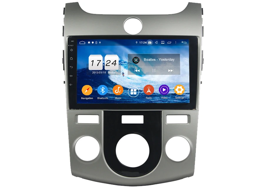 Discount HD TDA7851 4*50W Android 9.0 For kia CERATO FORTE 2008 - 2012 8 Core 4GB RAM 32GB BT 4.2 Wifi GPS Map Car DVD Player RDS Radio 5
