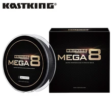 KastKing Mega8 zéro Stretch 274M 8 brins japon PE tressé ligne de pêche 10-80LB Multifilament fil de pêche navire de l'espagne