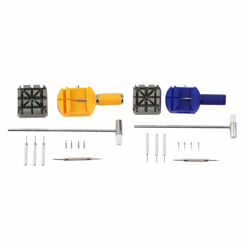 

11Pcs/Kit Metal Watch Band & Bracelet Link Remover Repair Tool Repair Watch Band Belt Remover Tools Watch Accessories,Blue