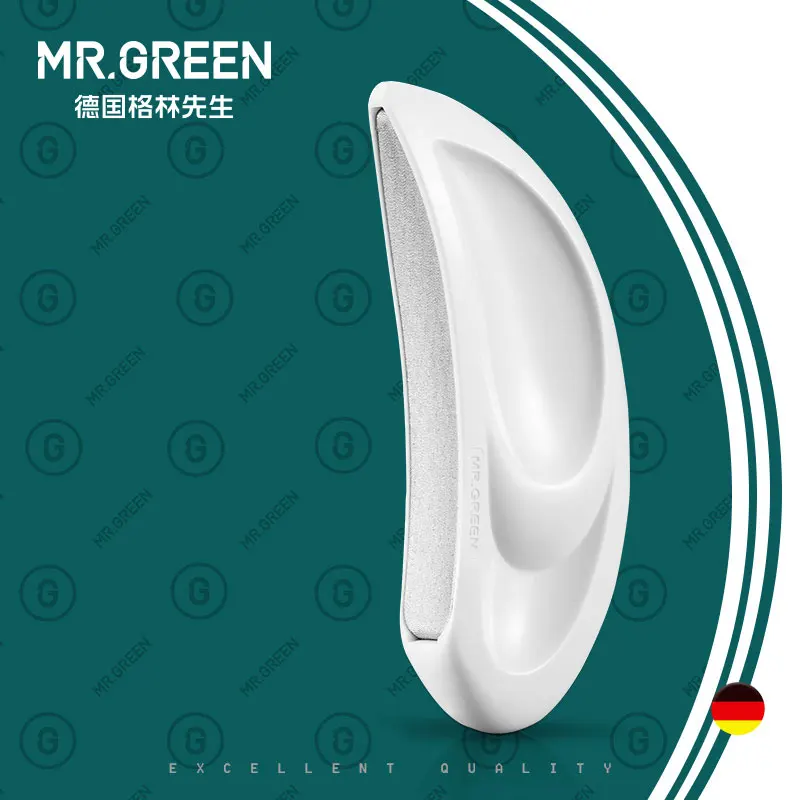 MR.GREEN изгиб пилка для ногтей ABS смола и нержавеющая сталь хорошее качество в