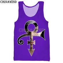 Новые летние топы певица Принс(Роджерс Нельсон) жилет для мужчин/женщин 3D Печать Жилеты Повседневный Harajuku стиль Бодибилдинг уличная топы