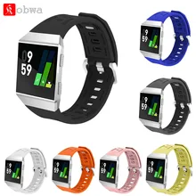Kobwa TPU Silicone Replacement Wrist Strap For Fitbit Ionic Watchband Wrist Band Smart Watches Wearable Devices Accessories