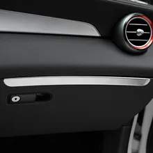 Для Mercedes Benz GLC автомобиля пилот бардачок украшения панель Крышка отделка полосы Нержавеющая сталь Авто интимные аксессуары стиль