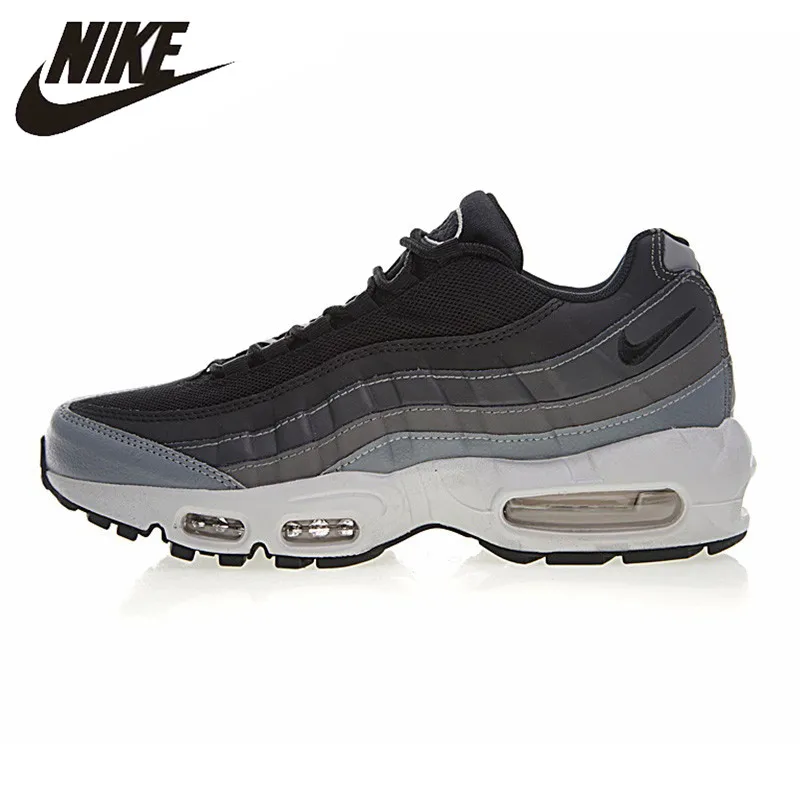 

NIKE AIR MAX 95 ESSENTIAL Men's Running Shoes, Grey, Shock-absorbing Non-slip Breathable Sweat-absorbent 749766 021