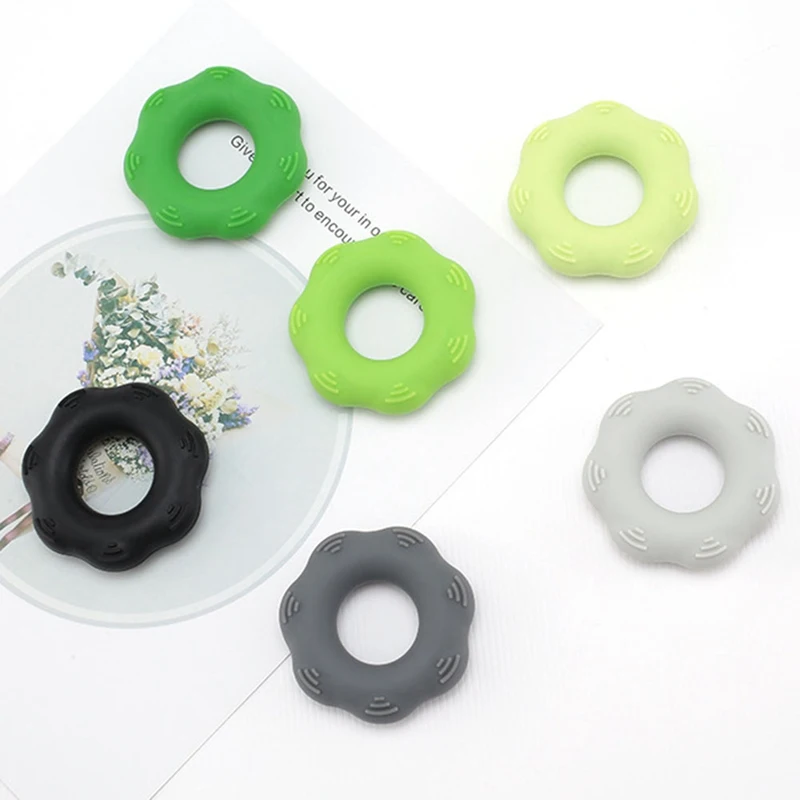 

Sport Exerciser Muscle Power Training O Shape Rubber Ring Expander Gripper Strength Finger Ring